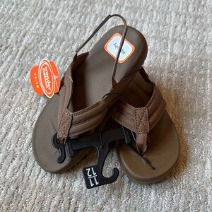 Wonder Nation Tan Kids Flip Flops